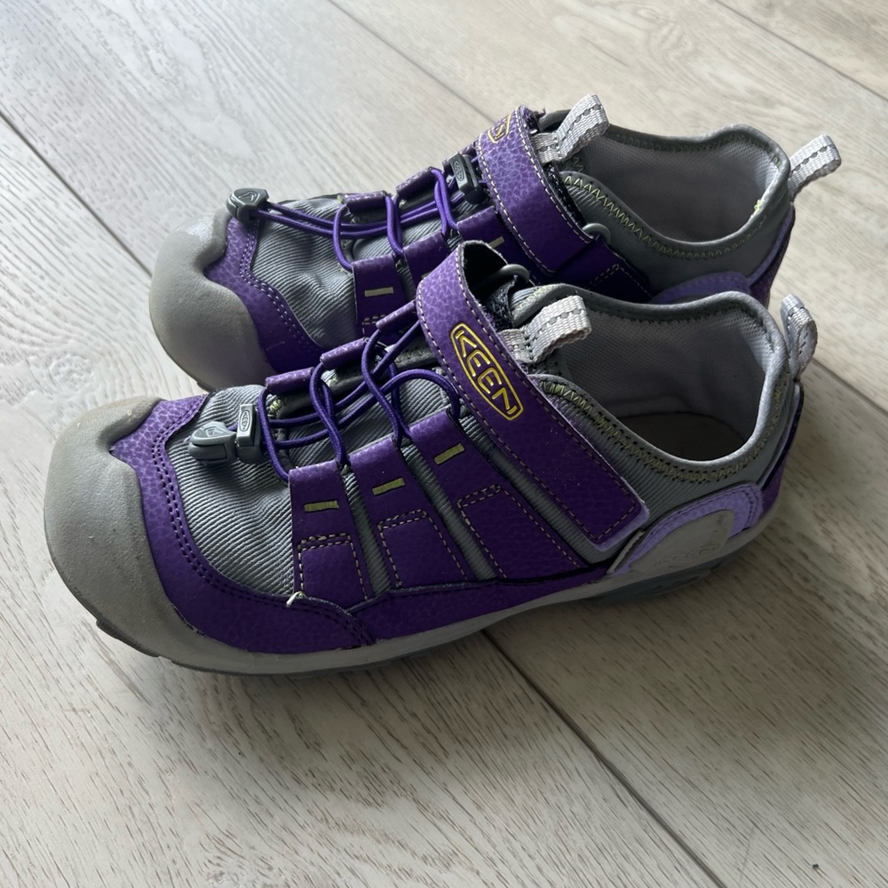 Keen Kids' Knotch Hollow Sneaker Sandal Purple Size 3 EU 35 - Picture 4 of 9